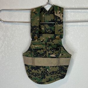 Fisherman Camo Vest Pet Costume Size XS